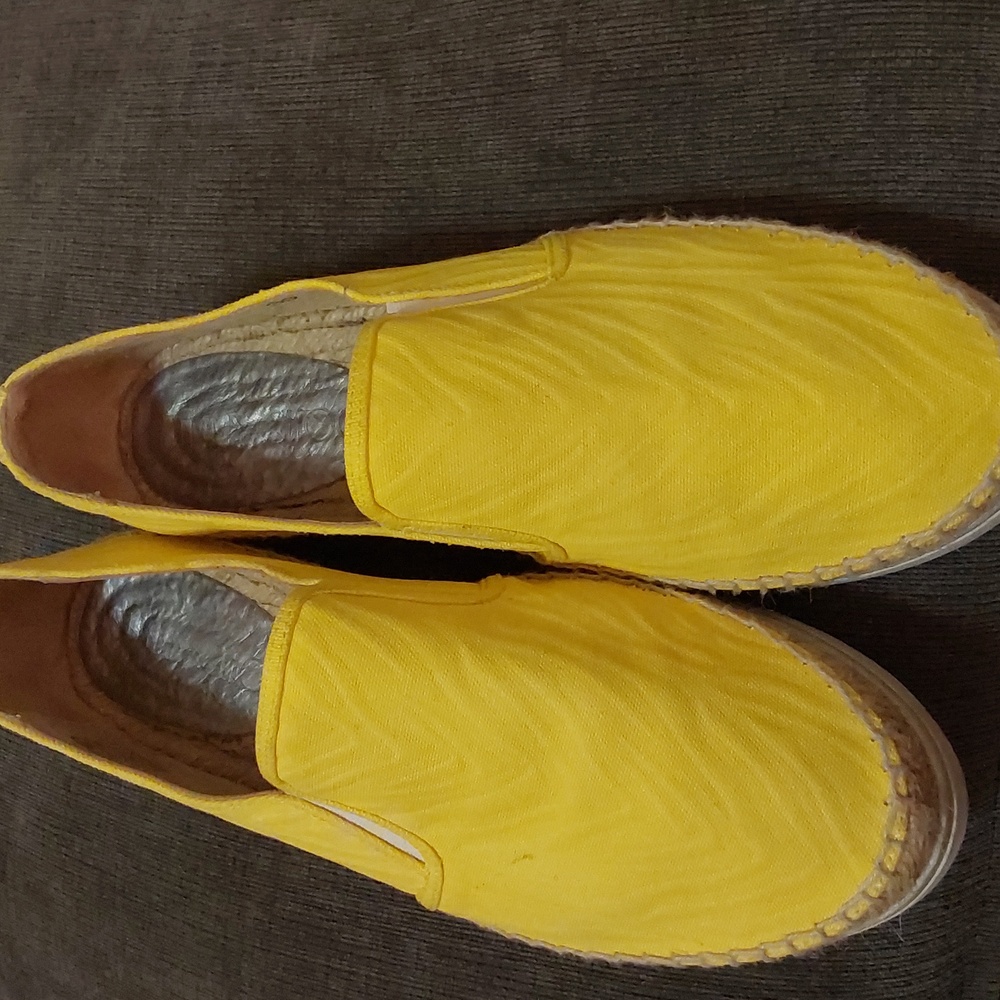 Jimmy Choo Canvas  Espadrilles Yellow